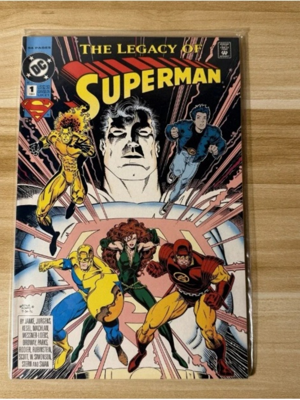 The Legacy of Superman #1 Comic Book - DC Comics Cover Art